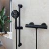 Sen tắm nóng lạnh nhiệt độ màu đen Miken MKS- 6910B