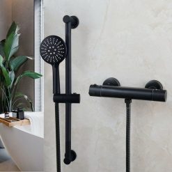 Sen tắm nóng lạnh nhiệt độ màu đen Miken MKS- 6910B