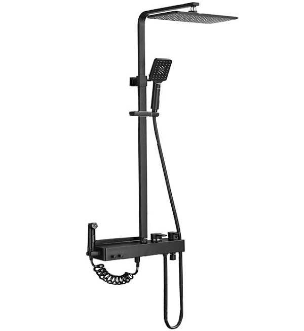 Sen cây tắm mạ màu đen Miken MKS- BF98550EE-X