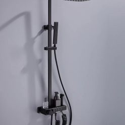 Sen cây tắm mạ màu đen nhiệt độ Miken MKS-BF98560EE-X