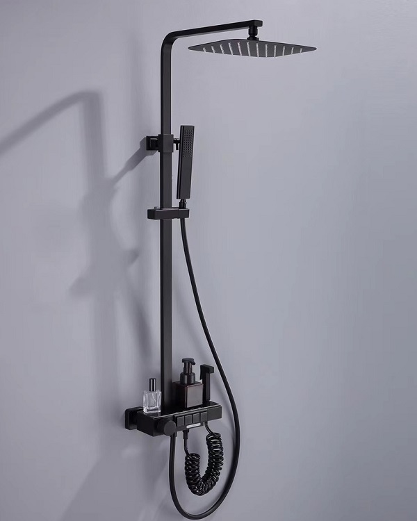 Sen cây tắm mạ màu đen nhiệt độ Miken MKS-BF98560EE-X