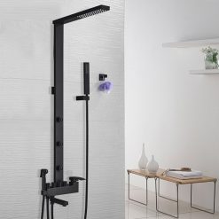 Sen cây tắm mạ màu đen nóng lạnh Miken MKS- RZ20091201