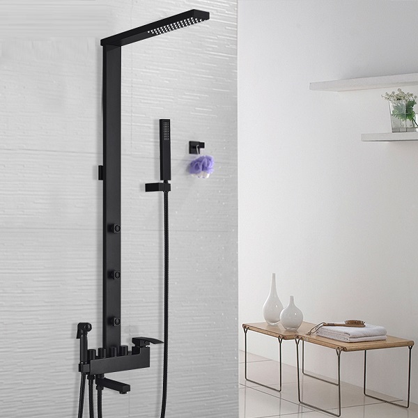 Sen cây tắm mạ màu đen nóng lạnh Miken MKS- RZ20091201