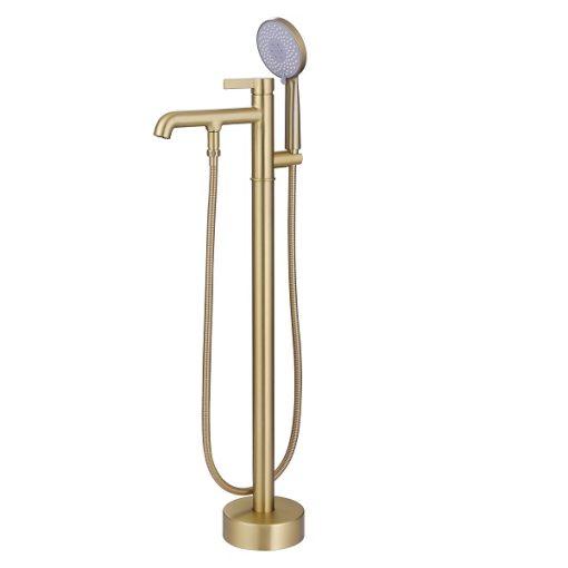 Sen cây đặt sàn cho bồn tắm màu vàng Miken MKS-3611-LSJ