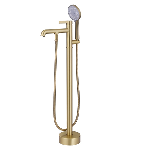 Sen cây đặt sàn cho bồn tắm màu vàng Miken MKS-3611-LSJ