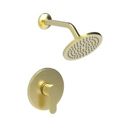 Sen tắm tráng nóng lạnh âm tường màu vàng Miken MKS-6204G
