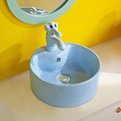 Bộ chậu vòi lavabo trẻ em Miken MKV-0931SB
