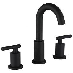 Vòi chậu lavabo, vòi bồn tắm màu đen mờ Miken MKV-V03B