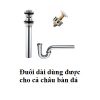 Xi phông nhấn chậu rửa mặt Hàn Quốc Miken MKXP06Đ
