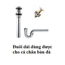Xi phông nhấn chậu rửa mặt Hàn Quốc Miken MKXP06Đ