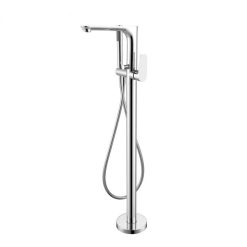 Sen cây đặt sàn cho bồn tắm Miken Nero Bianca MKS-0889W