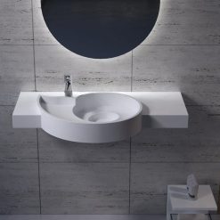 Chậu  đá nhân tạo nghệ thuật chân đứng có bàn Miken NSF-1047
