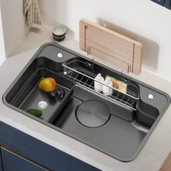 Chậu rửa bát 1 hố Inox SUS 304 Miken Grunder MKRB-8048