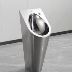 Bồn tiểu nam Inox 304 đặt sàn cảm ứng Miken S-9113X-H2