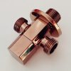 Van giảm áp khóa nước màu vàng hồng Rose Gold Miken VK16RG-2