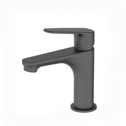 Vòi chậu rửa mặt lavabo màu đen Mirolin MF801B