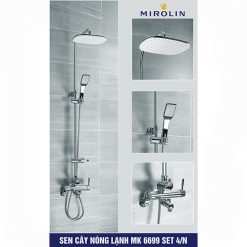 Sen cây tắm nóng lạnh Mirolin MK 6699-Set 4N