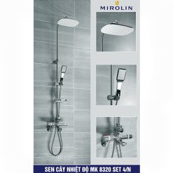 Sen cây nóng lạnh Mirolin MK 8320-Set 4N
