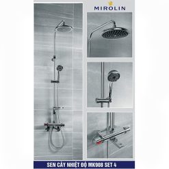 Sen cây nóng lạnh Hàn Quốc Mirolin MK-908-Set 4