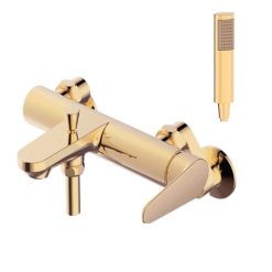 Vòi sen tắm nóng lạnh màu vàng Mirolin MK630G