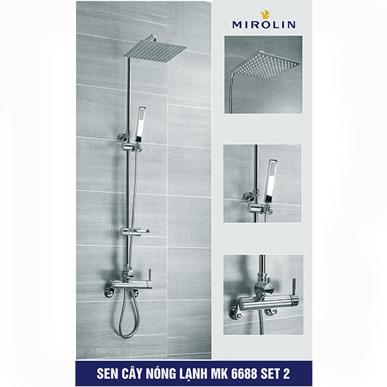 Sen cây tắm nóng lạnh Mirolin MK 6688-Set 2