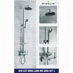 Sen cây tắm nóng lạnh Mirolin MK 6688-Set 4