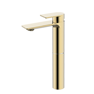 Vòi chậu rửa mặt lavabo màu vàng Mirolin MK801HG