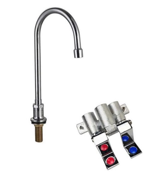 Vòi đạp chân nóng lạnh chậu rửa MK-0122D