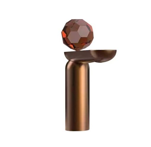 Vòi chậu lavabo mạ màu hồng vàng mờ Rose Gold MK-0911RGM-20