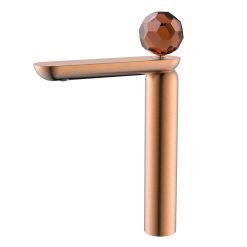 Vòi chậu lavabo mạ màu hồng vàng mờ Rose Gold MK-0911RGM