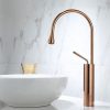 Vòi chậu lavabo vòi rửa bát mạ màu hồng vàng Rose Gold MK-480RG