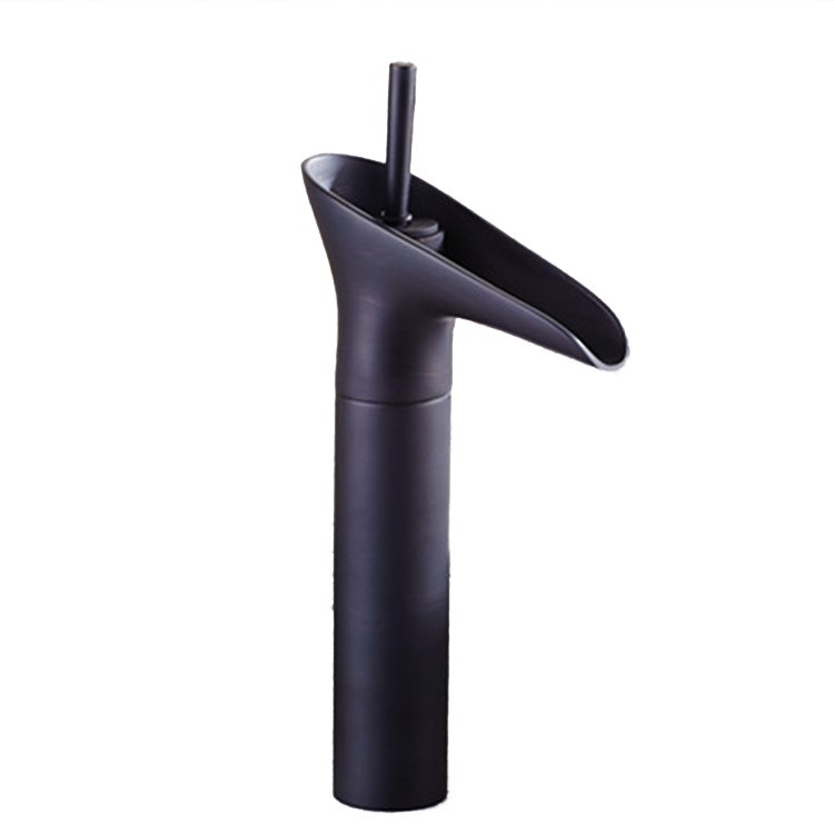 Vòi chậu lavabo mạ màu đen MK-5021B