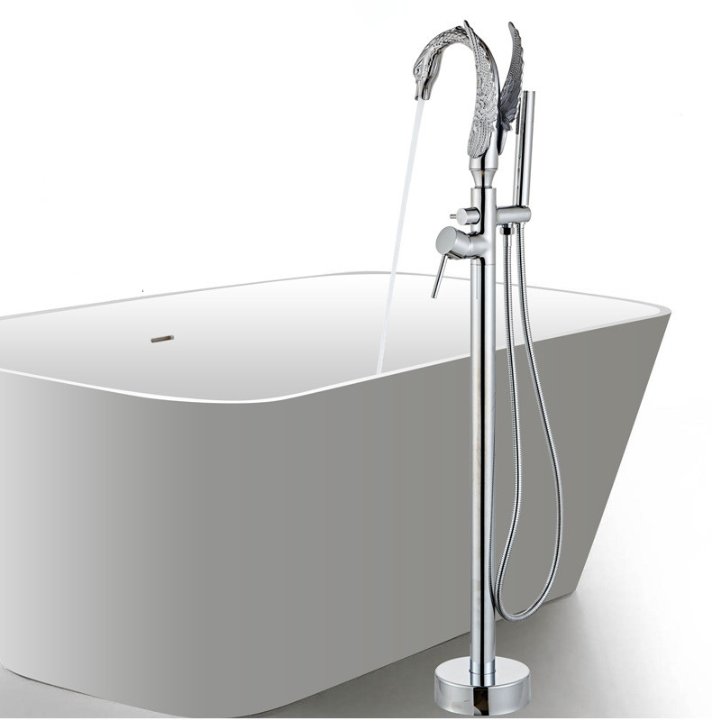 Sen cây đặt sàn thiên nga cho bồn tắm MK-51071W