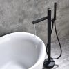 Sen cây đặt sàn cho bồn tắm mạ màu đen MK-51072B