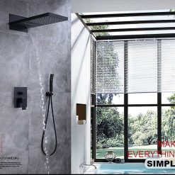 Sen tắm âm tường màu đen MK-91066B