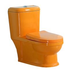 Bồn cầu trẻ em màu cam Miken MKB-1238O