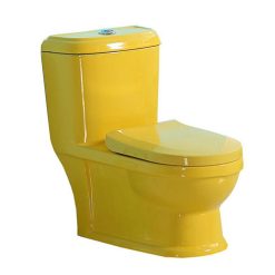 Bồn cầu trẻ em màu vàng Miken MKB-1238Y