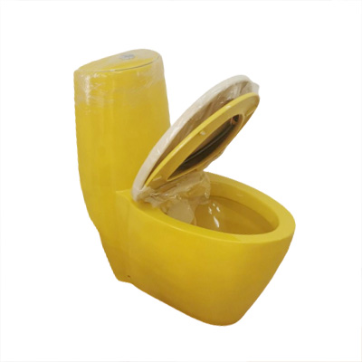 Bồn cầu trẻ em màu vàng Miken MKB-1290