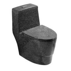 Bồn cầu men giả đá màu đen Miken MKB-2038