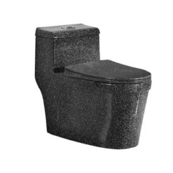 Bồn cầu men giả đá màu đen Miken MKB-2039