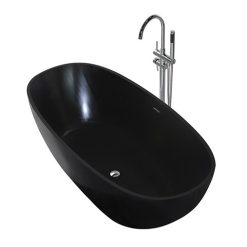 Bồn tắm nghệ thuật màu đen Acrylic Miken MKB-5041B