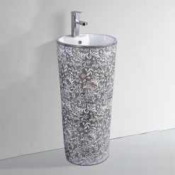 Chậu rửa mặt nghệ thuật chân đứng giả đá Miken MKC-2077
