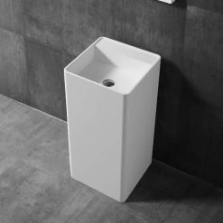 Chậu rửa mặt nghệ thuật chân đứng Miken MKC-2086W