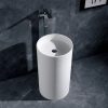 Chậu rửa mặt nghệ thuật chân đứng Miken MKC-2087W