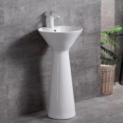 Chậu rửa mặt nghệ thuật chân đứng Miken MKC-2090W