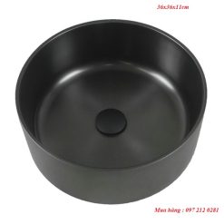 Chậu rửa lavabo Inox 304 màu đen Miken MKC-3611BL