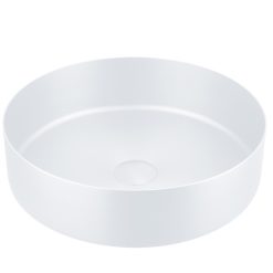 Chậu rửa lavabo Inox 304 màu trắng Miken MKC-3612W