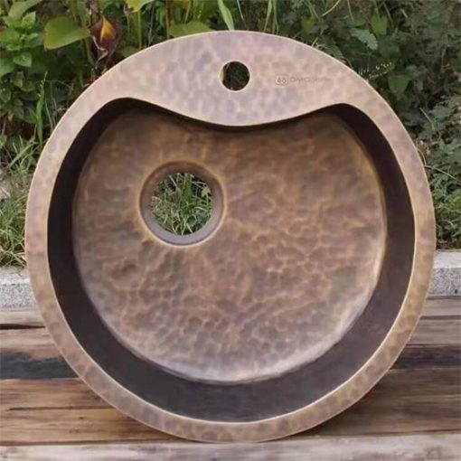 Chậu lavabo bằng đồng MKC-D102