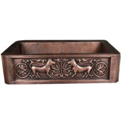 Chậu lavabo bằng đồng MKC-D106