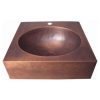 Chậu lavabo bằng đồng MKC-D109